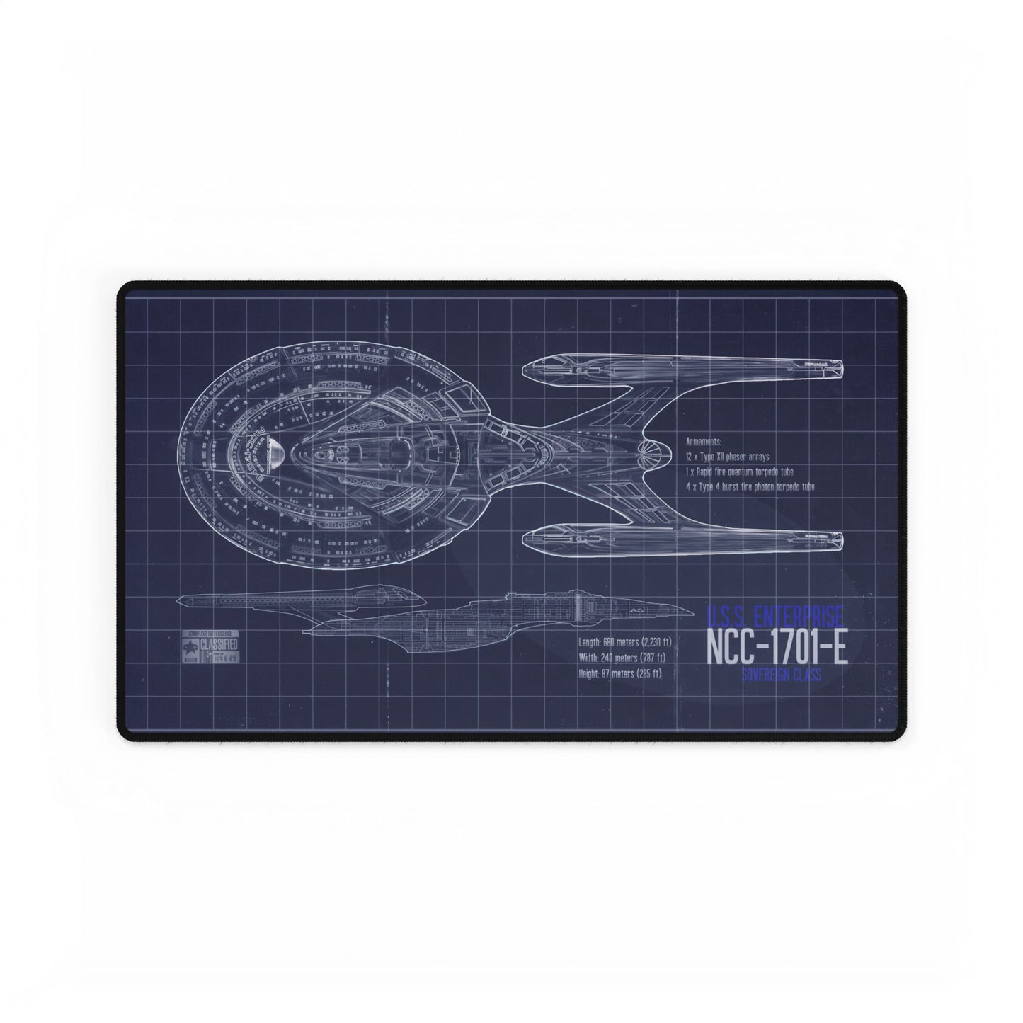 USS Enterprise E Blueprint