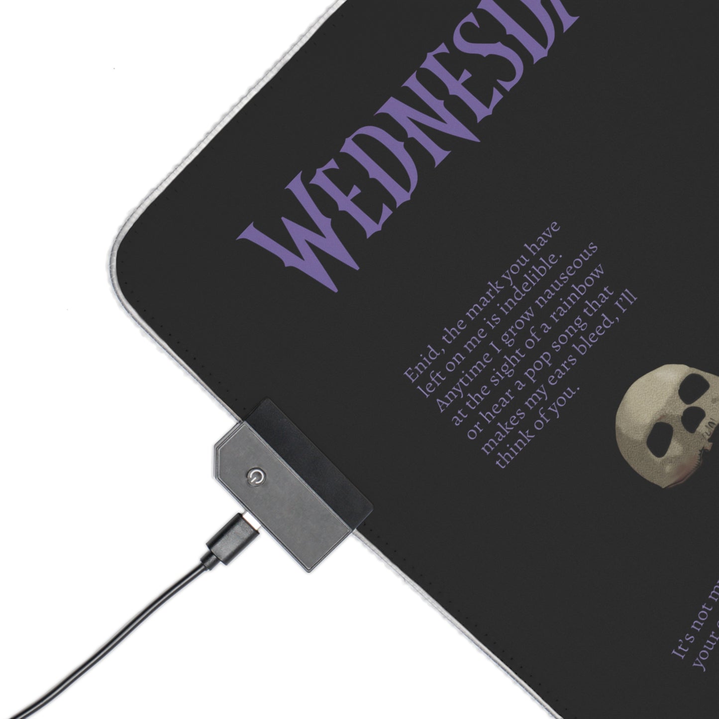 Wednesday Addams LED Mousepad