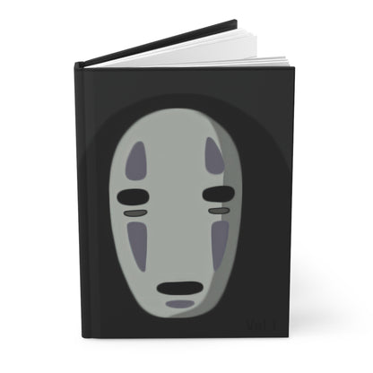 No Face inspired Notebook, Hardcover