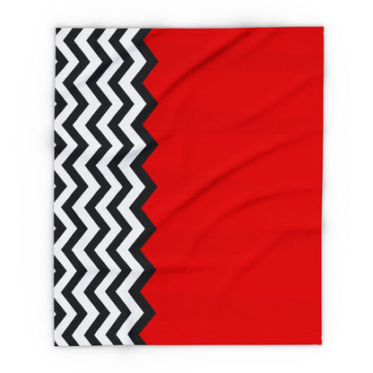 Twin Peaks Black Lodge Fleece Blanket, Cozy Throw