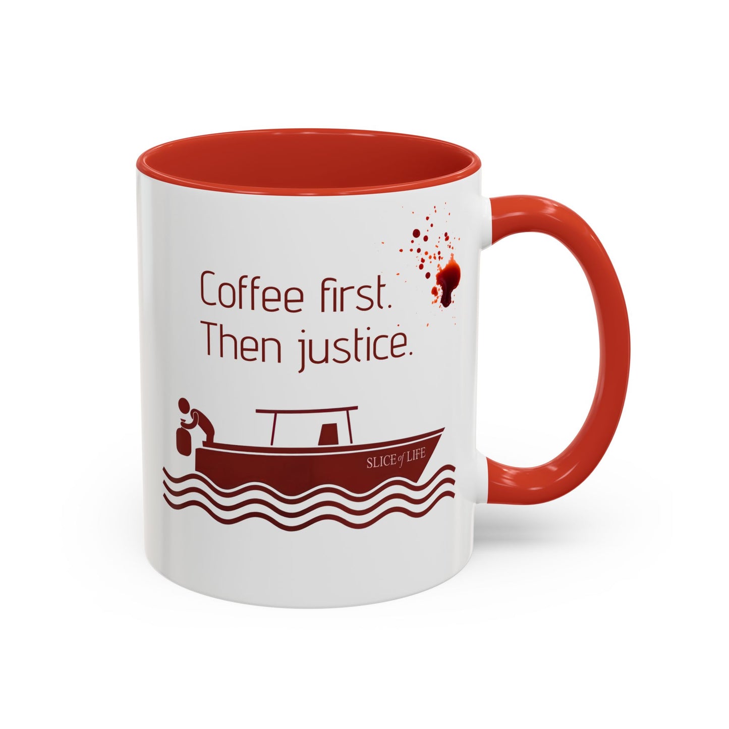 Dexter Coffee Cup, Caffeine and code of ethics Mug