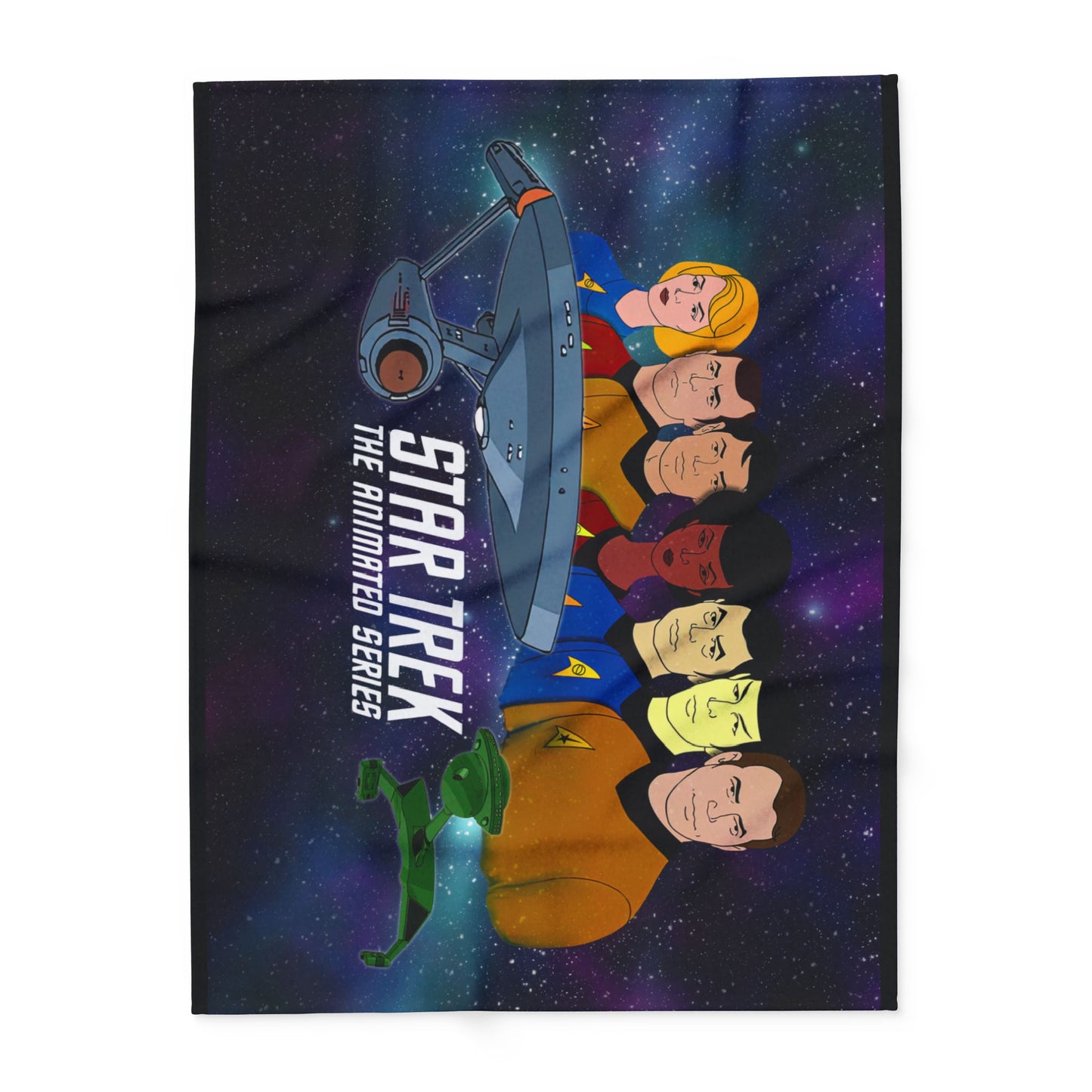 Cartoon Trek Retro Fleece Blanket