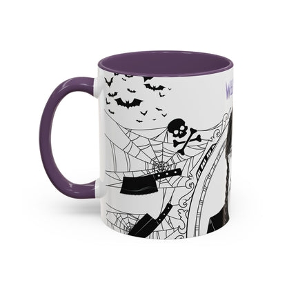 Wednesday Addams Mug, Wednesday logo Cup