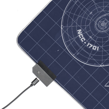 USS Enterprise Blueprint TOS LED Original Series