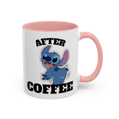 Stitch Coffee Mug, Before & After