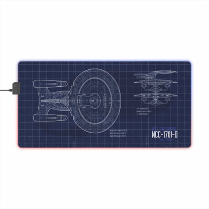 USS Enterprise D LED Blueprint