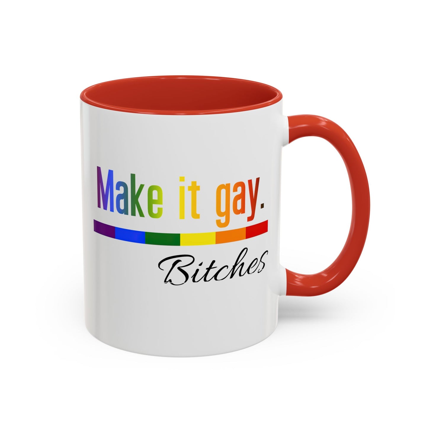 Star Trek Pride Coffee Mug,  'Make It Gay' Cup