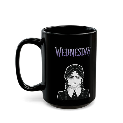 Wednesday Addams Mug, This Is My Happy Face Cup