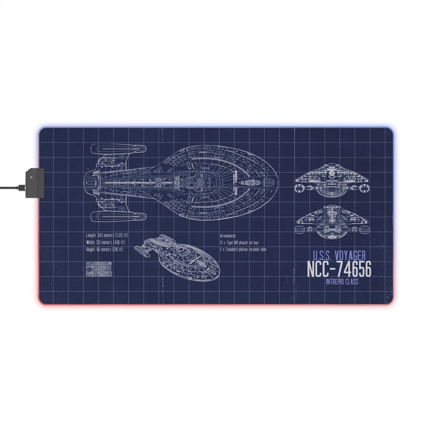 Voyager blueprint LED Gaming