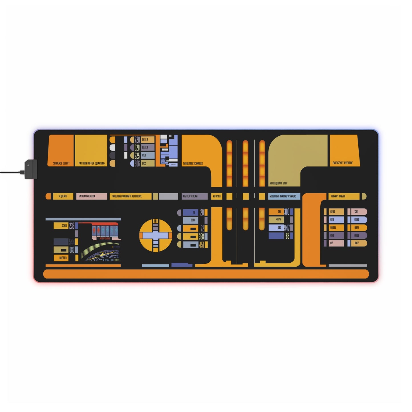 LCARS Transporter Console
