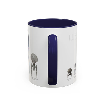 Enterprise through ages, Trek Mug