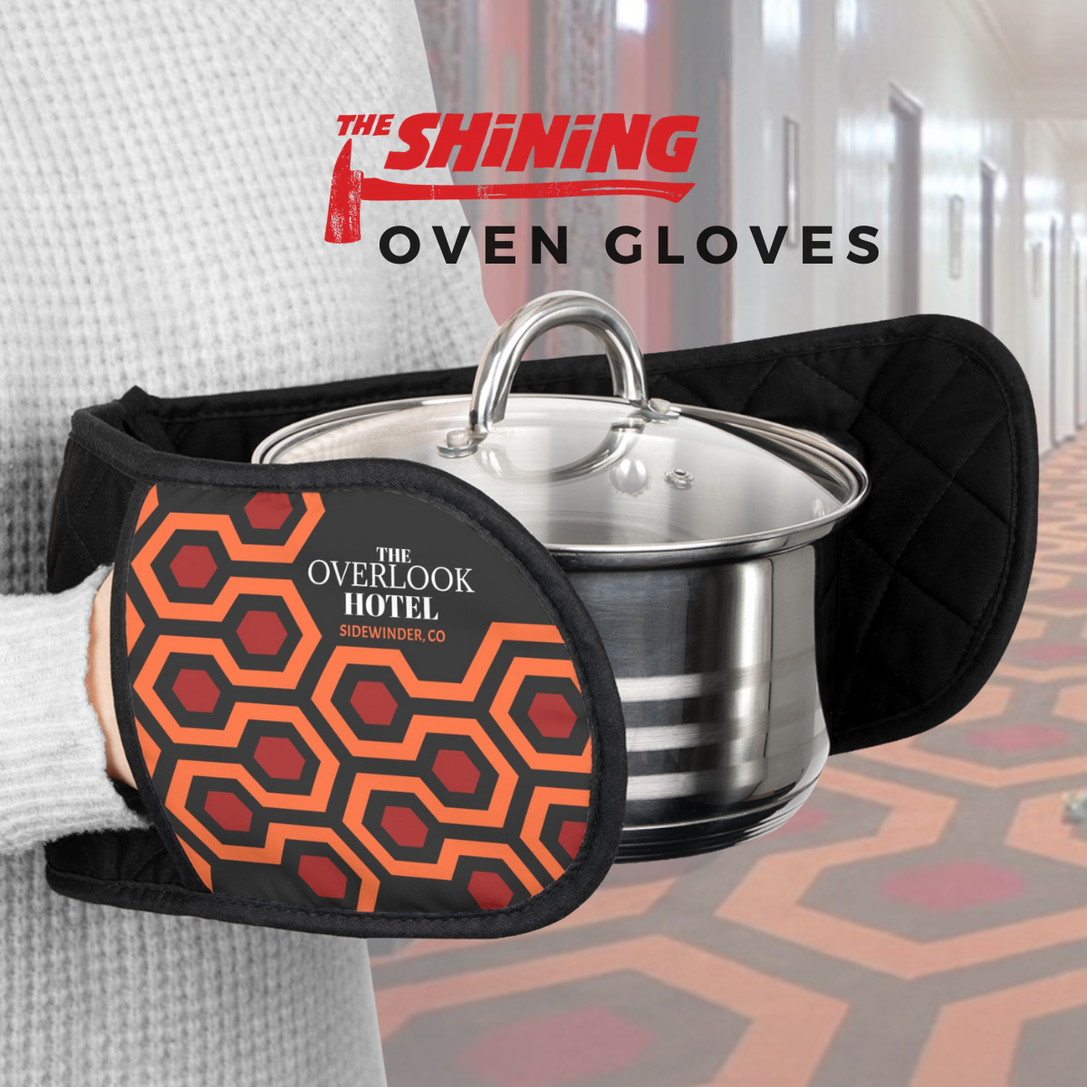 The Shining Oven Mitts, Overlook Hotel Gloves