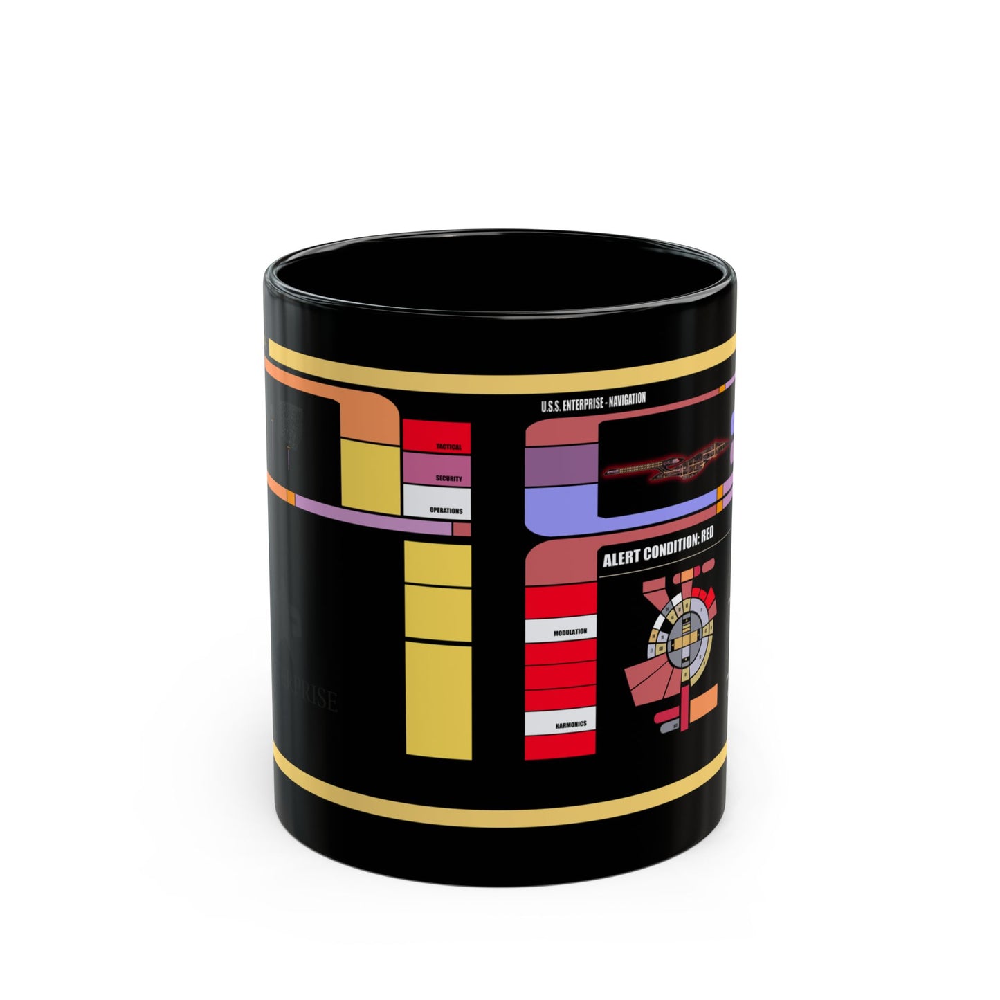 USS Enterprise E Mug, LCARS Cup