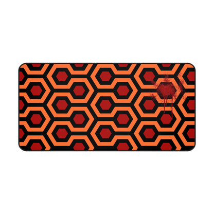 Overlook Hotel carpet pattern mousepad, The Shining Desk mat I Horror Movie Fan Gift, Desk Protector Gothic Playmmat, Stephen King Mouse Pad