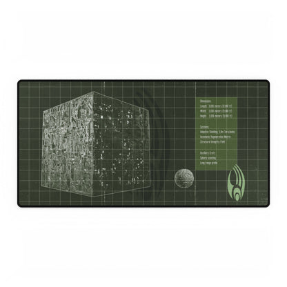 Borg Cube Blueprint, Green theme