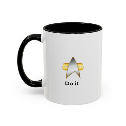 Captain Janeway Coffee Mug, Voyager Cup