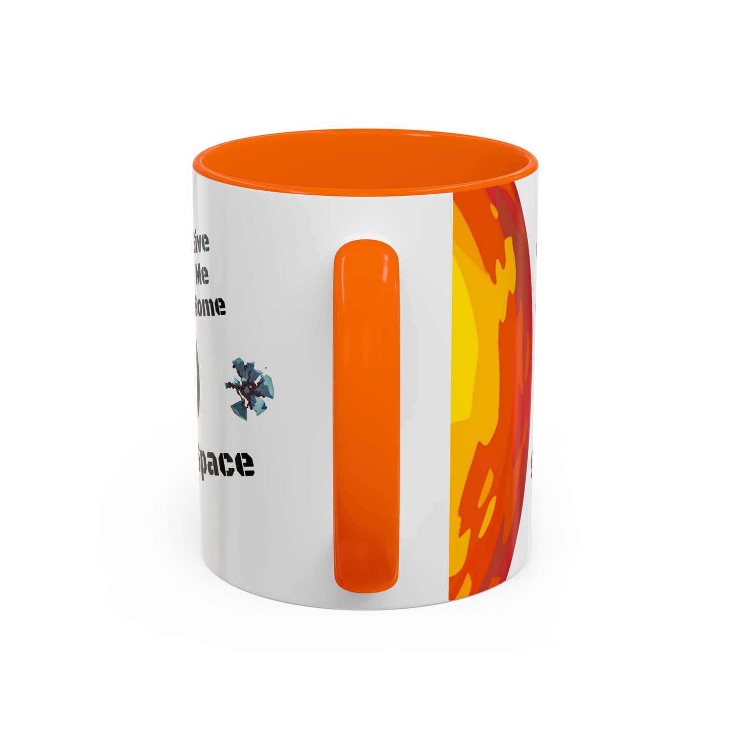 Outer Wilds 'Give Me Some Space' Coffee Mug I Hatchling, Echoes of the Eye, Astronaut Cup I Solar System, Sun Moon I Gift for Gamers I 11oz