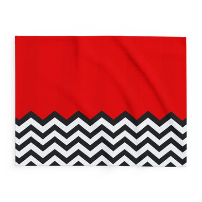 Twin Peaks Black Lodge Fleece Blanket, Cozy Throw