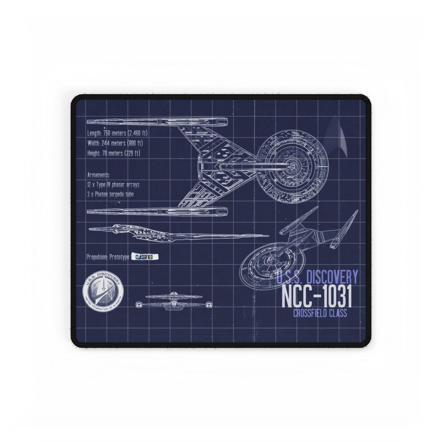 USS Discovery Blueprint, Trek
