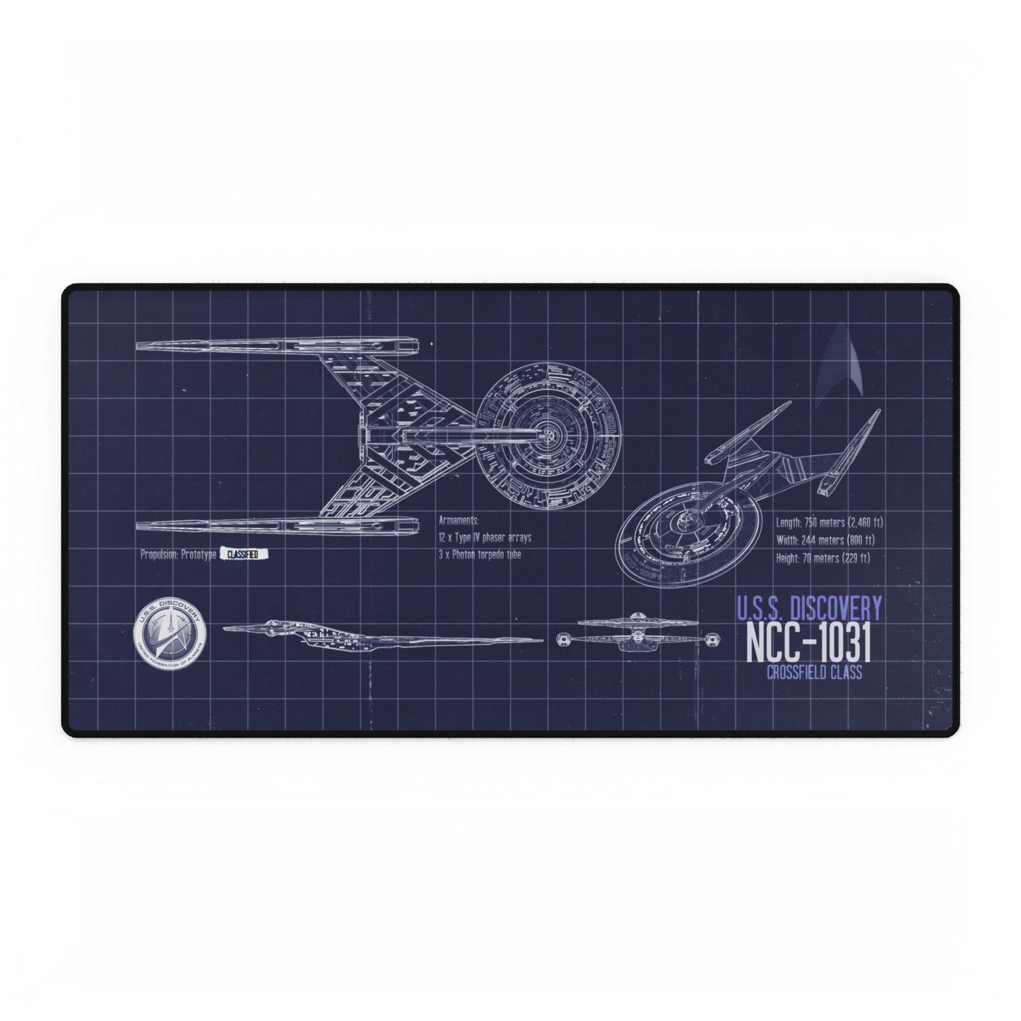 USS Discovery Blueprint, Trek