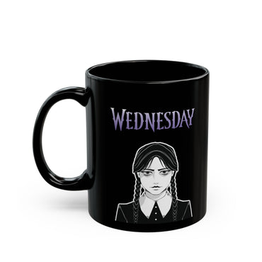 Wednesday Addams Mug, This Is My Happy Face Cup